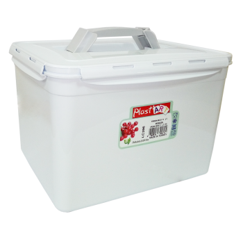 Контейнер с ручкой большой Fresh Box 11 л белый