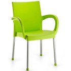 Кресло Irak Plastik Sumela алюминиевые ножки салатовый