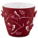 Горщик для квітів 3D 0,7 л темно-червоний