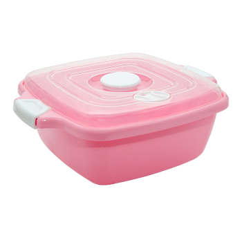 Контейнер з кришкою 1,8 л рожевий