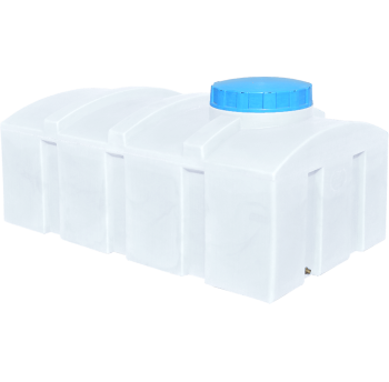 Ємність для дизельного палива 1000 л квадратна ГК ПБ біла