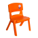 Стілець дитячий Irak Plastik Jumbo №1 помаранчевий