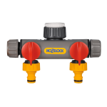 Роздільник двохпотоковий + адаптери 1/2"; 3/4"; 1" HoZelock 2252 Роздільник двохпотоковий + адаптери 1/2"; 3/4"; 1" HoZelock 2252