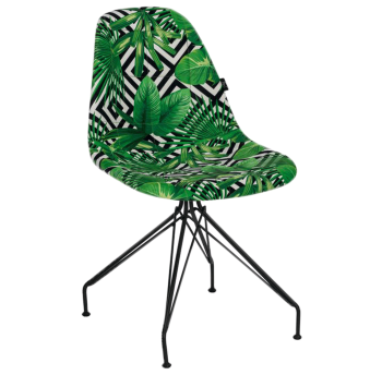 Стул Tilia Eos-X сиденье с тканью, ножки металлические крашеные VOKATO