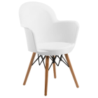 Крісло Tilia Gora-V ніжки букові біле