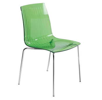 Стул Papatya X-Treme S прозрачно-зеленый