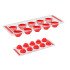 Форма для льда силиконовая красная
