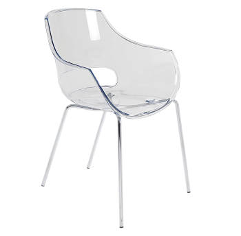 Крісло Papatya Opal прозоро-чисте
