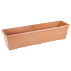 Горшок для цветов балконный Villa 14 л терракотовый