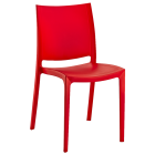 Стул Irak Plastik Olympus темно-красный