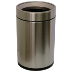 Відро для сміття JAH 12 л кругле срібний металік без кришки і внутрішнього відра Відро для сміття JAH 12 л кругле срібний металік без кришки і внутрішнього відра