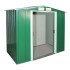 Сарай металлический ECO 202x122x181 см зеленый с белым