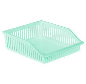 Органайзер для холодильника на 1 отделение низкий бирюзовый