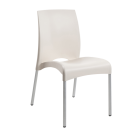 Стул Papatya Vital-S слоновая кость 21 алюминиевые ножки