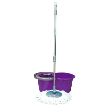 Набор для уборки Planet Spin Mop Mini 14 л пурпурный