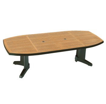 Стол PAPATYA Магнум 2 115x255 зеленый под дерево