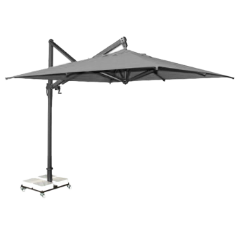Зонт Banana Plus квадратный 3 x 3 м серый рама антрацит