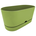 Горшок для цветов балконный Begonya 5,5 л зеленый