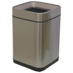 Відро для сміття JAH 8 л срібний металік без кришки з внутрішнім відром Відро для сміття JAH 8 л срібний металік без кришки з внутрішнім відром