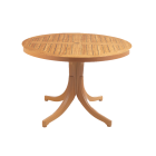Стіл круглий Papatya Діва Плюс 105 тик під дерево
