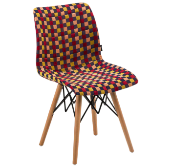 Стул Tilia Laser-V ножки буковые, сиденье с тканью ARTNUVO 46094 - V6