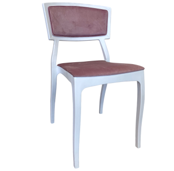 Стул Tilia Orient Pad слоновая кость / розовый