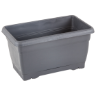 Горшок для цветов балконный Villa 6 л антрацитовый
