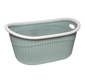 Корзина для белья GORDES 35 л зеленая