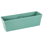 Горщик для квітів балконний Yali 10,8 л зелений