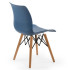 Стул Tilia Laser-V ножки буковые синий джинс