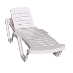Шезлонг Irak Plastik Capissi білий Шезлонг Irak Plastik Capissi білий