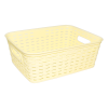 Кошик під ротанг c ручками 2,5 л жовтий