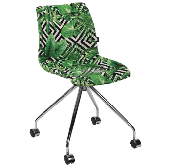 Стілець Tilia Lazer-O сидіння з тканиною, ніжки металеві VOKATO