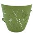 Горшок для цветов 3D 5,3 л тёмно-зелёный