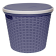 Кошик для білизни під ротанг 13 л фіолетовий