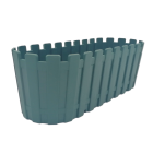 Горщик для квітів балконний Akasya 5,5 л темно-зелений