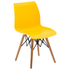 Стул Tilia Laser-V ножки буковые желтый 