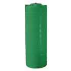 Емкость 1000 л узкая вертикальная двухслойная зеленая