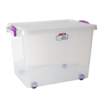 Контейнер на колесах Irak Plastik 33,5 л прозорий