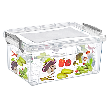 Контейнер Irak Plastik 5 л с рисунком прозрачный