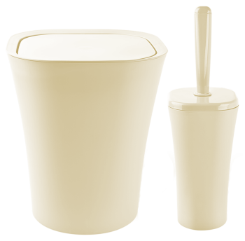 Набор для ванной комнаты Planet Papillon 2 предмета кремовый