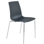 Стілець Papatya X-Treme S Pro антрацит, ніжки хром