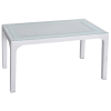 Стіл під ротанг Irak Plastik 80x140 білий