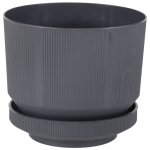 Горшок для цветов Lux 1,7 л антрацитовый