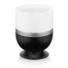 Горщик для квітів Ribbon 1,6 л овальний чорний-білий
