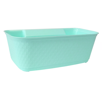 Мусорник для кухни навесной бирюзовый