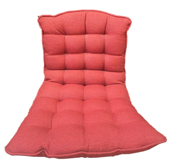 Подушка пуф велика з'ємна Mambo тканина Linen червоний 1009 Papatya