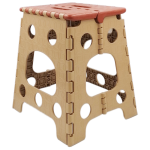 Табурет розкладний Planet 36 см коричнево-бежевий Табурет розкладний Planet 36 см коричнево-бежевий