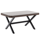 Стіл Tilia Osaka-X 150 x 90 см стільниця зі скла венге