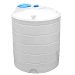 Ємність 4000 л дві горловини вертикальна біла Ємність 4000 л дві горловини вертикальна біла